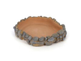 Поилка для рептилий Hobby Drinking bowl Pebbles M 21x16x3,5см