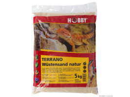 Субстрат для пустельних рептилій Hobby Terrano Desert Sand​ natural ​0,1-0,4​мм 5кг 