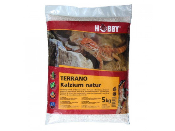 Субстрат кальцієвий Hobby Terrano Calcium Substrate natural 2-3мм, 5кг 