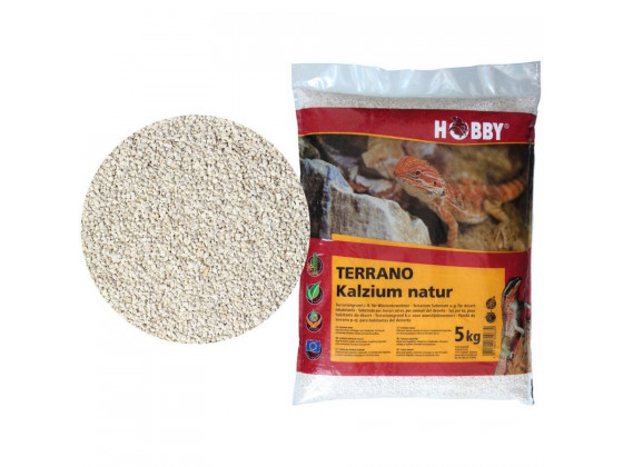 Субстрат кальцієвий Hobby Terrano Calcium Substrate natural 2-3мм, 5кг 