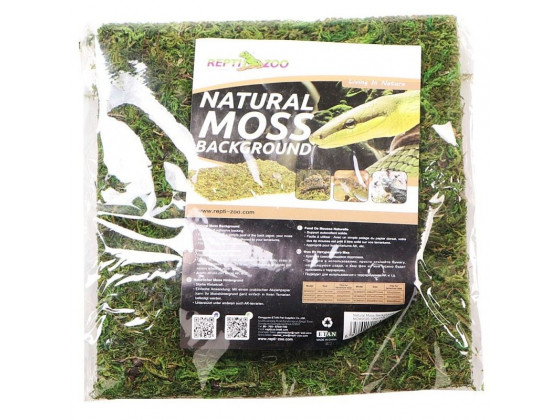 Фон моховый Repti-Zoo Natural Moss Back&Bottom 20x20см 2шт.