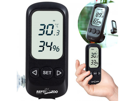 Гігрометр - термометр цифровий Repti-Zoo Digital Alarm Thermometer Hygrometer 