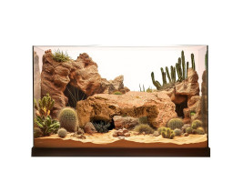 Декорація криївка Terrario Mountain Shelf M 22x17x8,5см 