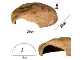 Декорація пещера Terrario Gecko Cave L 27x22x9см 