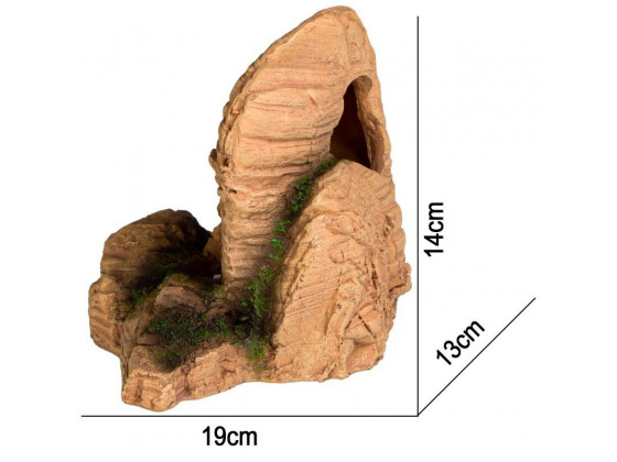 Декорація пещера Terrario Mountain Cave 19x13x14см 