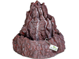 Декорация фонтан Terrario Volcano Fountain 22x23x21см