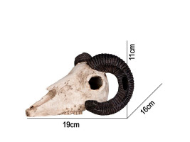 Декорация череп барана Terrario Ram Skull 19x16x11см