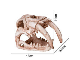 Декорация череп тигра Terrario Sabertooth Skull 13x8, 5x11см