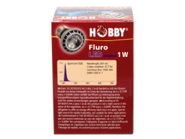 Ультрафиолетовая лампа LED для террариумов Hobby Fluro LED 1 W