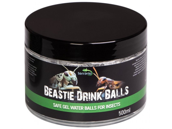 Вода в шариках для насекомых Terrario Beastie Drink Balls 500мл Вода в шариках для насекомых Terrario Beastie Drink Balls 500мл