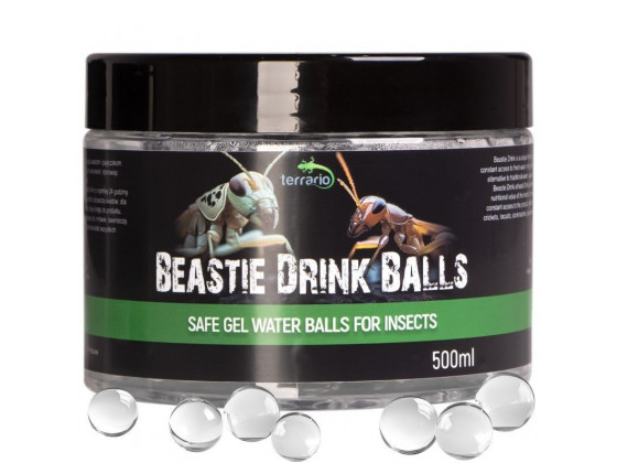 Вода в шариках для насекомых Terrario Beastie Drink Balls 500мл Вода в шариках для насекомых Terrario Beastie Drink Balls 500мл