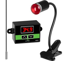 Світильник довгий з затискної ручкою і термостатом Terrario Long ReptiSun Temperature Control 200W