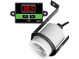 Світильник керамічний патрон з термостатом Terrario Muaritan Temperature Control 200W
