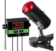 Светильник с зажимной ручкой и термостатом ReptiSun Temperature Control 200W