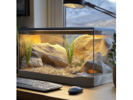 Искусственное растение высокая трава Terrario 15x7x41см