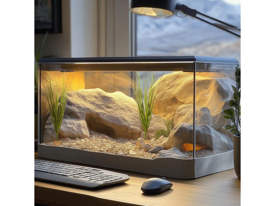 Искусственное растение высокая трава Terrario 15x7x41см Искусственное растение высокая трава Terrario 15x7x41см