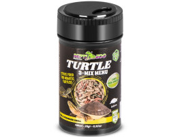 Корм с чесноком для водных черепах Repti-Zoo Turtle 3-Mix Menu 100мл