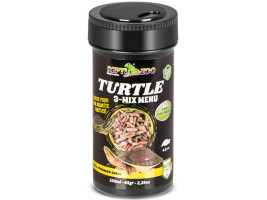 Корм с чесноком для водных черепах Repti-Zoo Turtle 3-Mix Menu 250мл