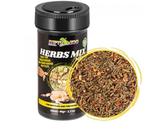 Растительная смесь для рептилий и черепах Repti-Zoo Herbs Mix Menu 250мл