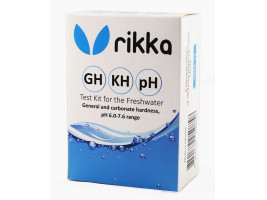 Тест Rikka набор для пресной воды GH-KH-pH , 50 измер. по каждому