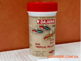 Корм Mini Tropical Pellets 100 ml. Dajana PET