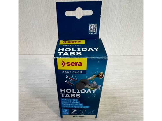 Корм для рыб sera holiday корм выходного дня 10 таблеток