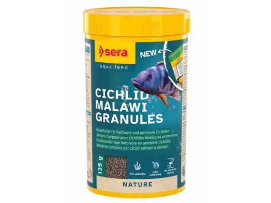 Корм для рыб Sera granugreen Nature цихлид растительноядных гранулы 250 мл
