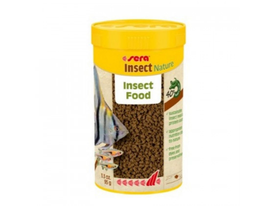 Корм для риб Sera Insect Nature з високим вмістом комах 250 мл (95г)