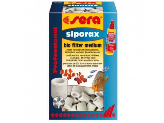 Биологический наполнитель для фильтров Sera Siporax, 1 л (200г)