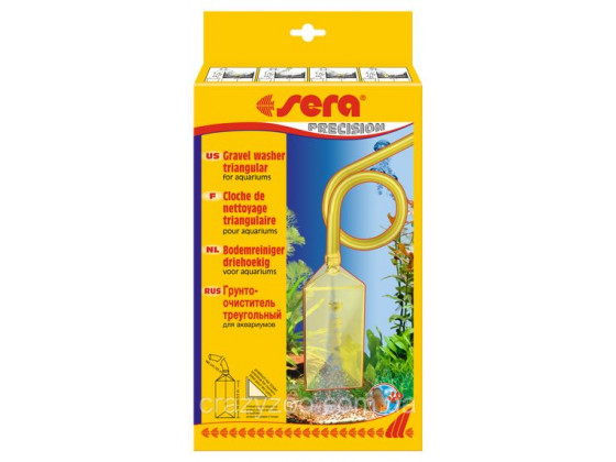 Грунтоочисник Sera gravel washer ручний трикутний