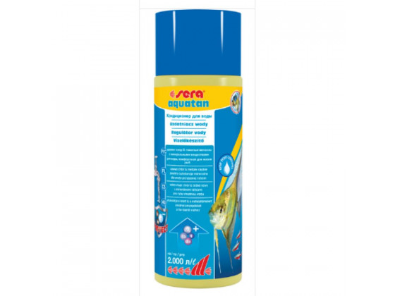 Засіб Sera aquatan для підготовки водопровідної води для акваріума на 2000 л 500 мл