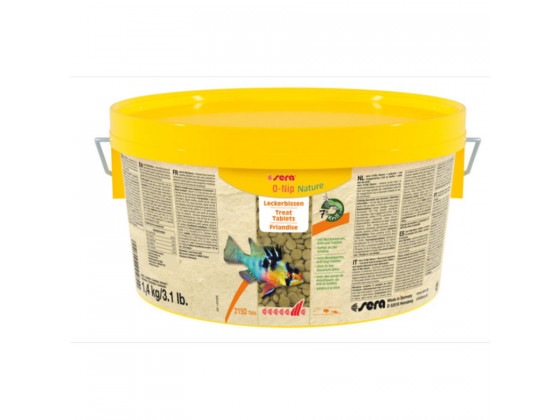 Корм для риб Sera O-nip корм-ласощі для всіх риб 2,2 л (1,4 кг)