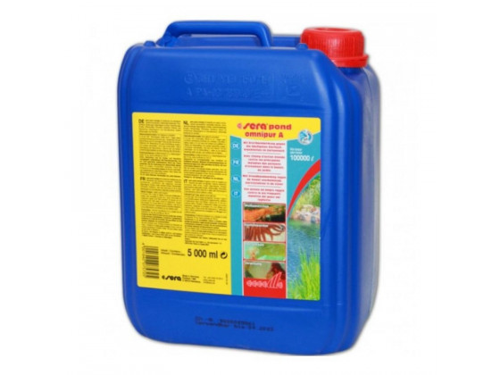 Препарат Sera Pond Omnipur A для борьбы с заболеваниями у прудовых рыб, 5 л