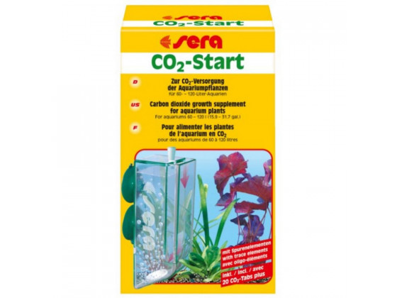 Система добрива Sera CO2 Start в акваріум, 20 таб