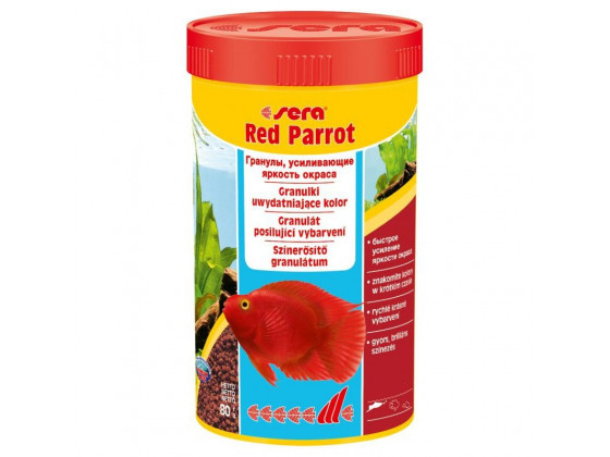 Корм sera Red Parrot для красного попугая гранулы 250 мл (80 г)