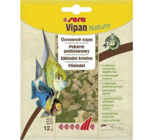 Корм sera Vipan Nature універсальний для риб, які харчуються з поверхні, пластівці 12 г