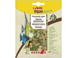 Корм sera Vipan Nature універсальний для риб, які харчуються з поверхні, пластівці 12 г