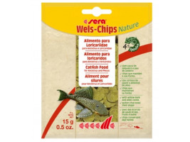 Корм sera Wels Catfish Chips Nature для сомиков чипси 15 г