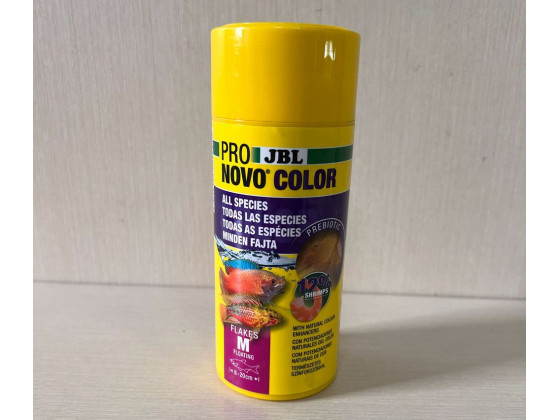 Корм для рыб JBL Pro Novo Color М Хлопья 250мл