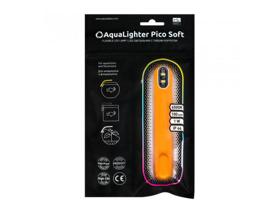 Светильник LED AquaLighter Pico Soft (прямоугольный Аквариум до 10л, круглый до 30л), 6500К желтый
