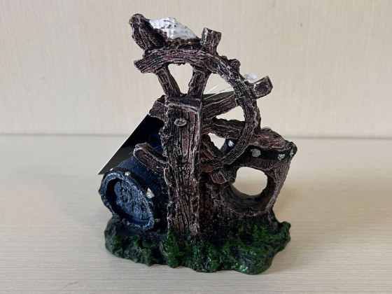 Декорація бочки зі штурвалом 11*6*13 см