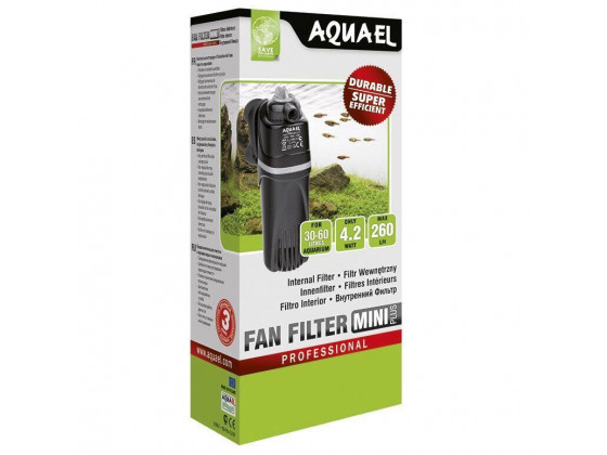 Фильтр Aquael FAN MINI Plus 260л/год на 30-60л.