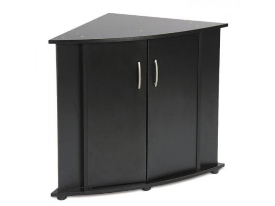 Подставка под аквариум Природа угловая с дверью черная 89x89x70 см