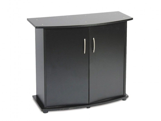 Подставка под аквариум Природа овальная с дверью черная 80х35х70 см