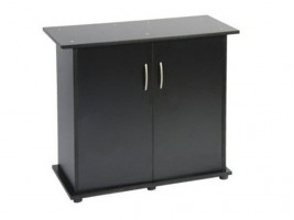 Подставка под аквариум Природа прямая 100 x 40 x 70 см чёрная с дверьми