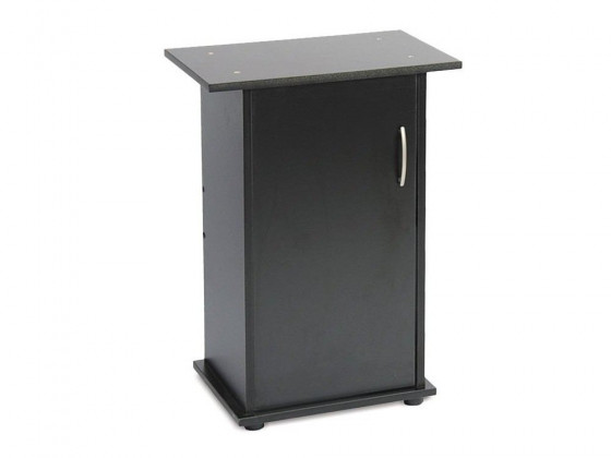 Подставка под аквариум Природа прямая с дверью чёрная 50х30x70 см