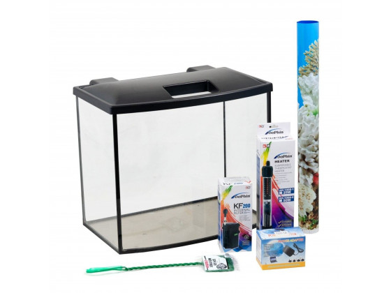 Аквариумный набор Природа Скалярия Led прямой 40х25х34 см 34 л