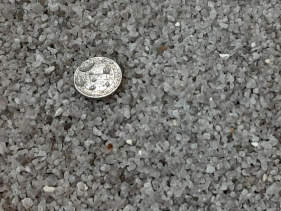 Грунт кварц окатаный темно-серый 1.8 - 3.0 мм