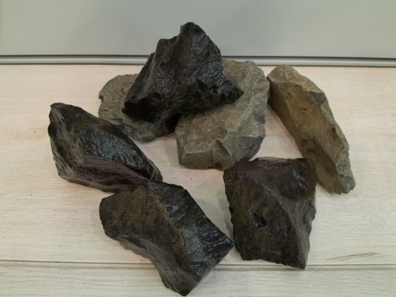 Камень базальт 7 – 12 см ассорти