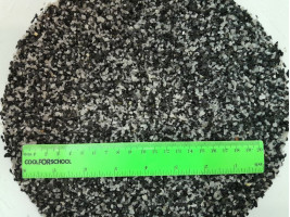 Грунт базальт чорний з білим 2 - 4мм